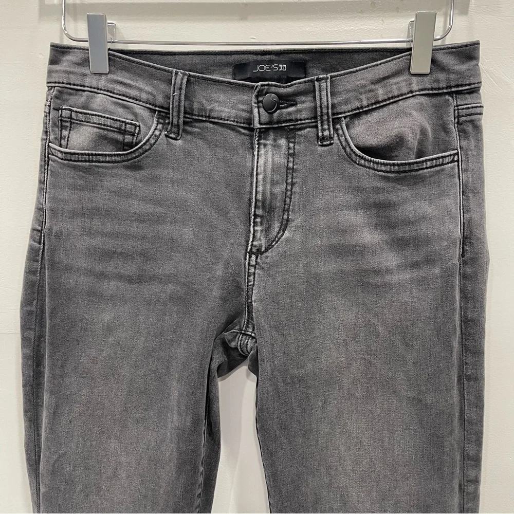 Joe’s Straight Crop Denim Jeans Women’s 26 Cotton Blend Washed Black